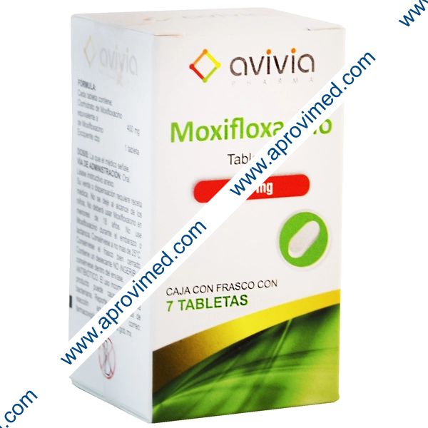 MOXIFLOXACINO (Avivia) c/7 TABS. 400 MG.