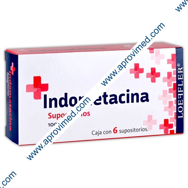 INDOMETACINA (Loeffler) c/6 SUPOSITORIOS 100 MG.