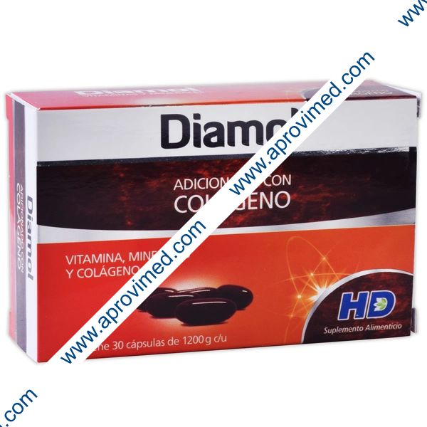 DIAMOL ADICIONADO c/COLÁGENO c/30 CAPS. 1.2 G.