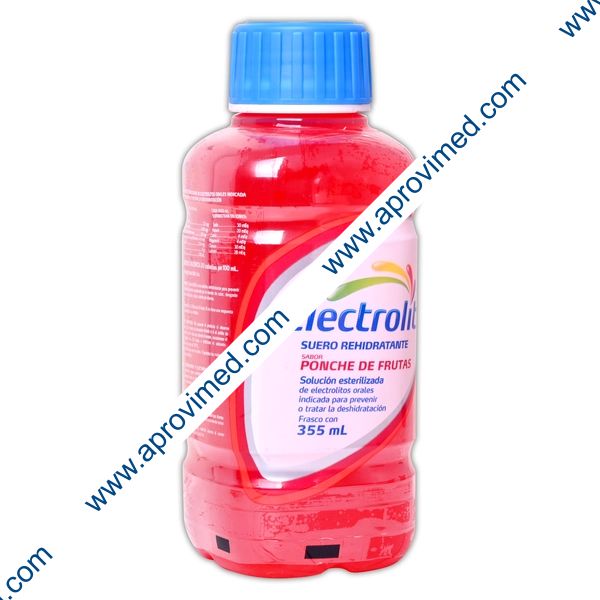 ELECTROLIT Electrolitos Orales SOL. SAB. PONCHE DE FRUTAS  355 ML.