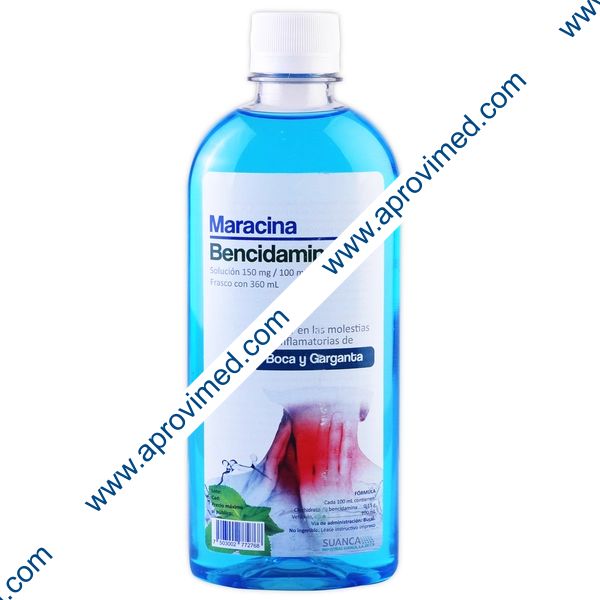 MARACINA SOL. BUCAL Fco. c/360 ML. 150 MG/100 ML.