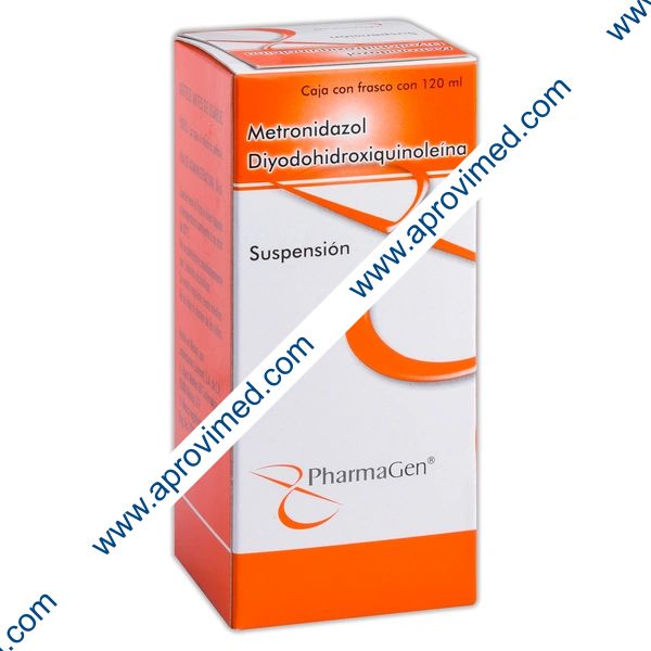 METRONIDAZOL/DIYODOHNA. (Pharmagen) SUSP. Fco. 120 ML. 2.5-2.0 G/100 ML.