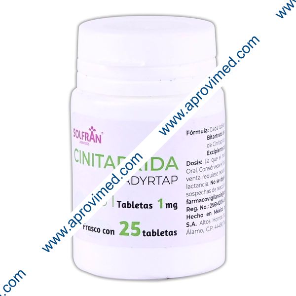 ADYRTAP c/25 TABS. 1 MG.