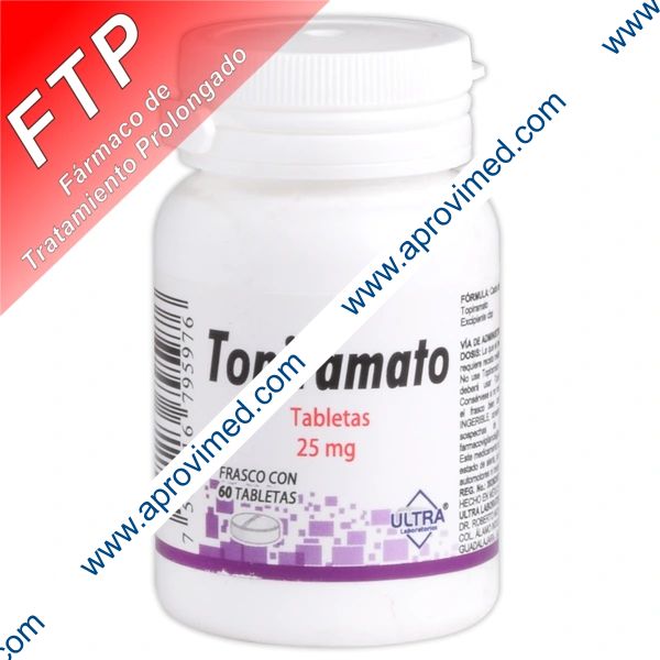 TOPIRAMATO (Ultra) c/60 TABS.  25 MG.