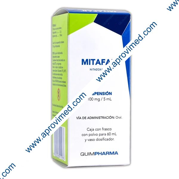 MITAFAR SUSP. Fco. 60 ML. 100 MG/5 ML.