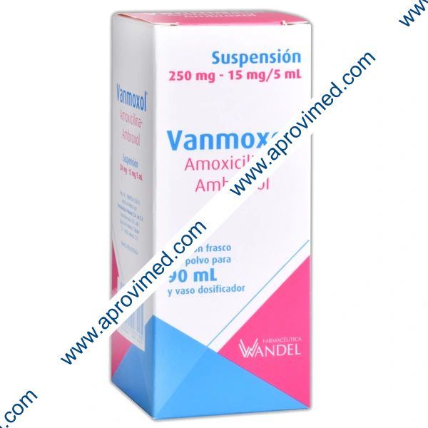 VANMOXOL SUSP. Fco. 90 ML. 250-15 MG/5 ML.
