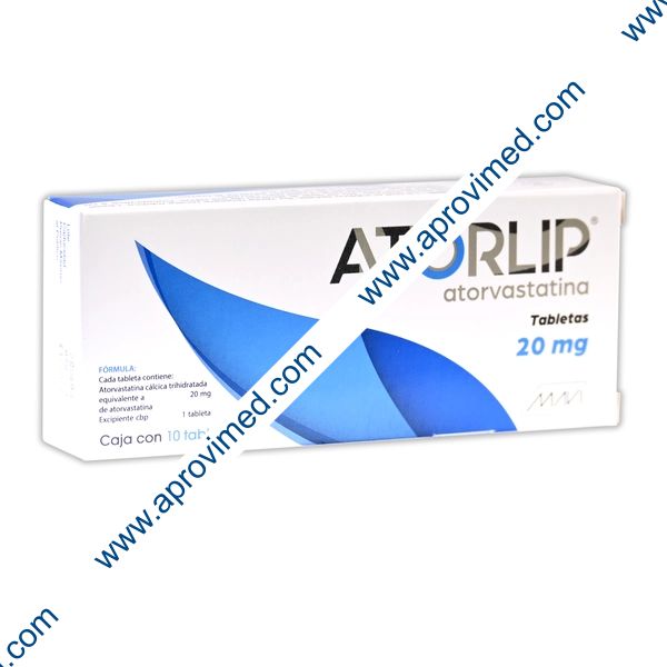 ATORLIP c/10 TABS. 20 MG.