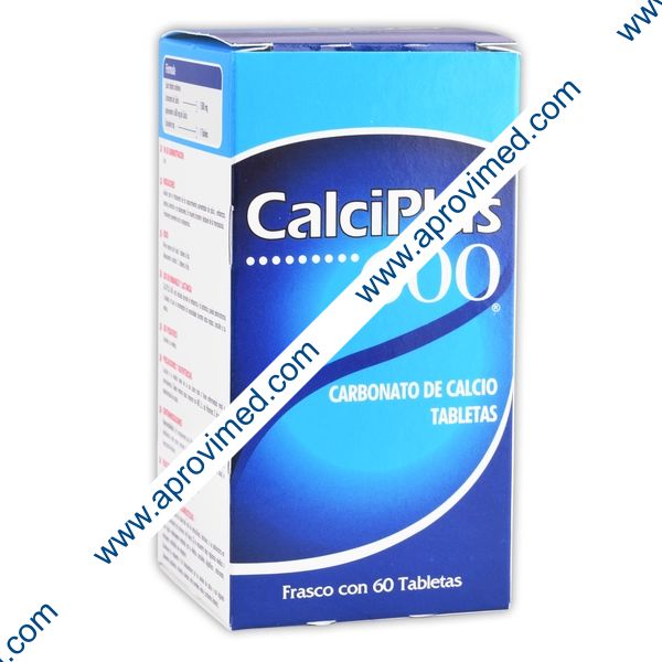 CALCIPLUS 600 c/60 TABS. 600 MG.