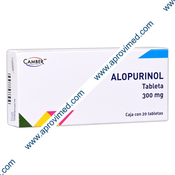 ALOPURINOL (Camber) c/20 TABS. 300 MG.