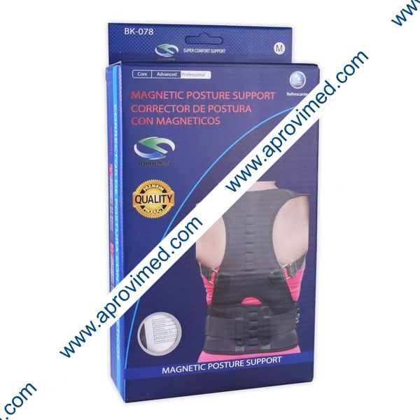 CORRECTOR DE POSTURA CON MAGNÉTICOS Talla MEDIANA (80-95cm) c/1 Pza.