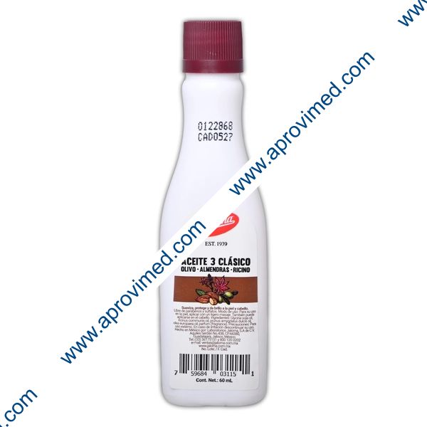 ACEITE 3 CLÁSICO (Jaloma) Fco. 60 ML.