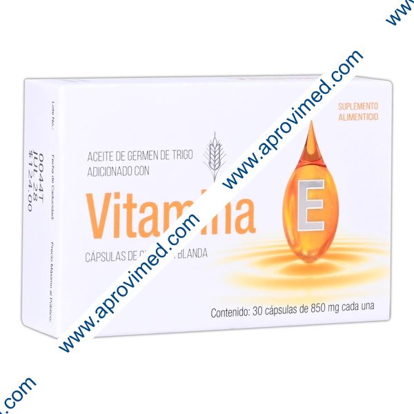 VITAMINA E (Progela) c/30 CAPS. 850 MG.