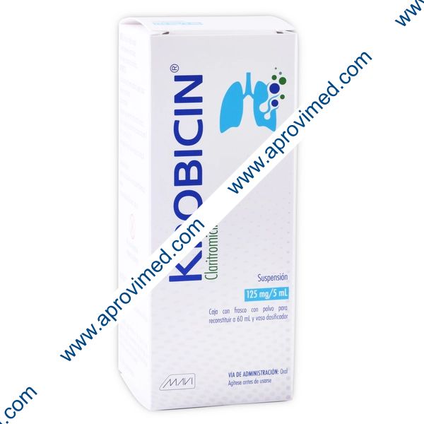 KROBICIN SUSP. Fco. 60 ML. 125 MG/5 ML.