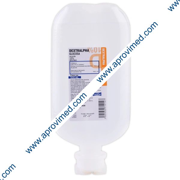 DEXTRALPHA Sol. Iny. 10% Frasco  500 ML.
