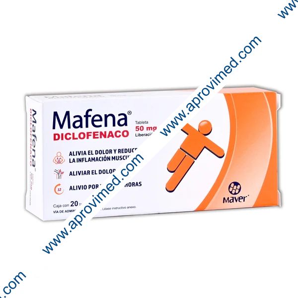 MAFENA c/20 TABS. 50 MG.