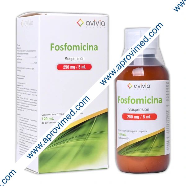 FOSFOMICINA (Avivia) SUSP. Fco. 120 ML. 250 MG/5 ML.