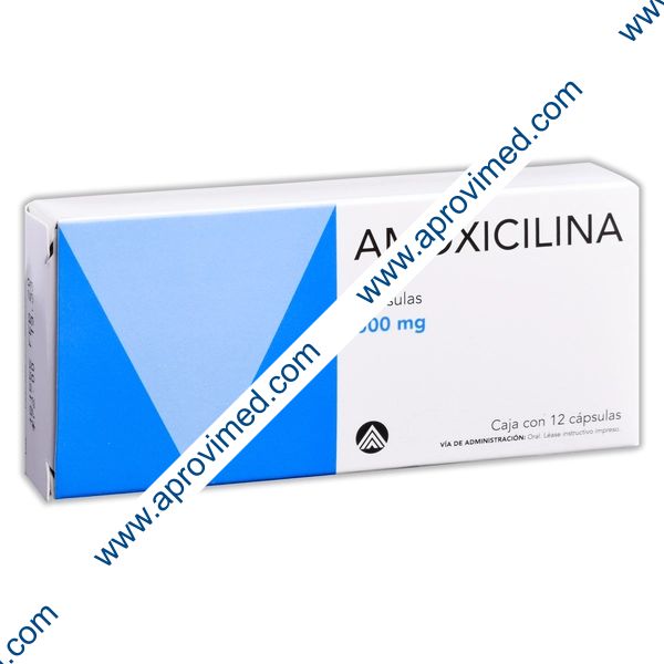 AMOXICILINA (Medigen) c/12 CAPS. 500 MG.