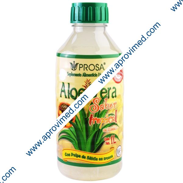 ALOE VERA Sabor Tropical (Prosa) Líquido Fco. 1 Litro.