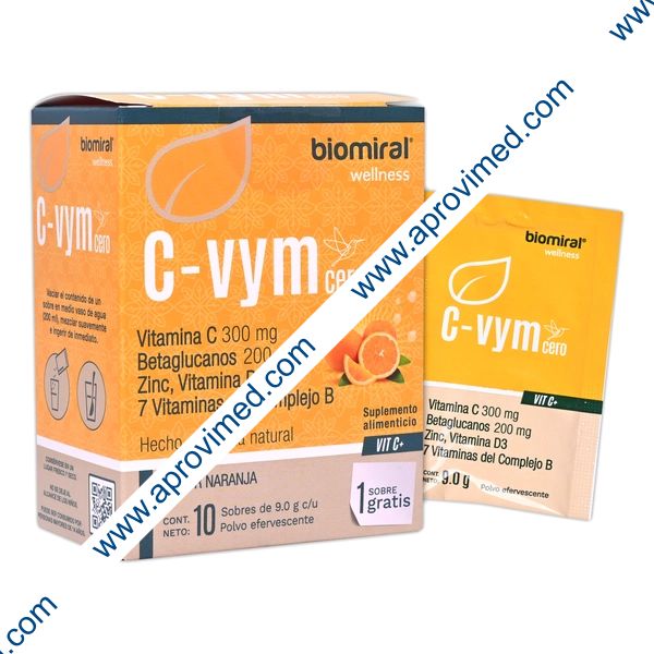 C-VYM Cero POLVO EFERVESCENTE c/10 SOBS. 9 G.