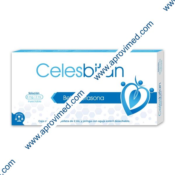 CELESBITAN Sol. Iny. c/1 AMPTA. 8 MG/2 ML. y Jeringa.