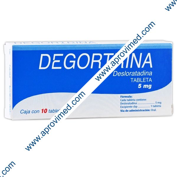 DEGORTRINA c/10 TABS. 5 MG.