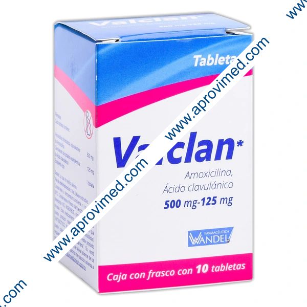VALCLAN c/10 TABS. 500/125 MG.