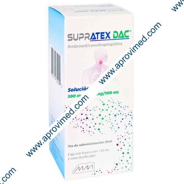 SUPRATEX DAC SOL. Fco. 120 ML. 300-600 MG/100 ML.