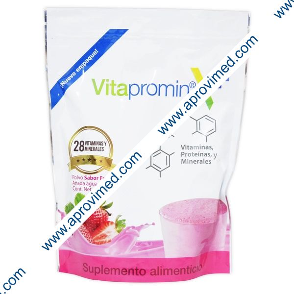 VITAPROMIN POLVO Sabor Fresa BOLSA c/400 G.