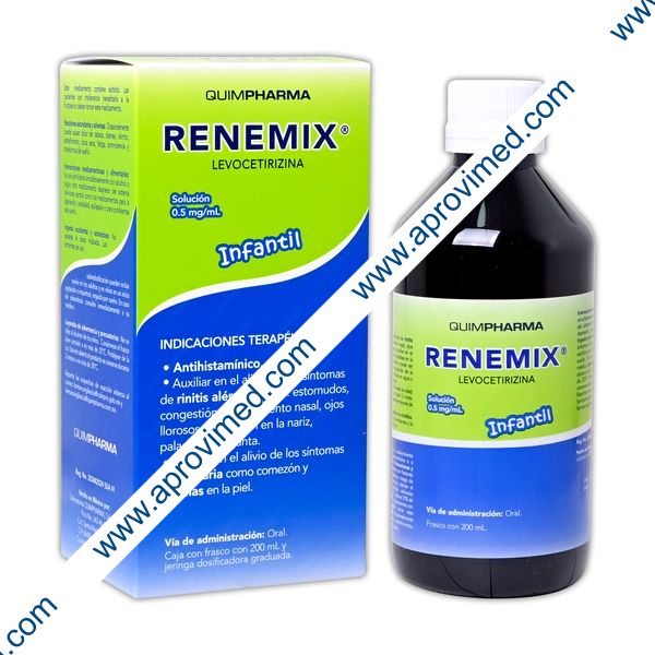 RENEMIX SOL. INFANTIL Fco. 200 ML. 0.5 MG/1 ML.