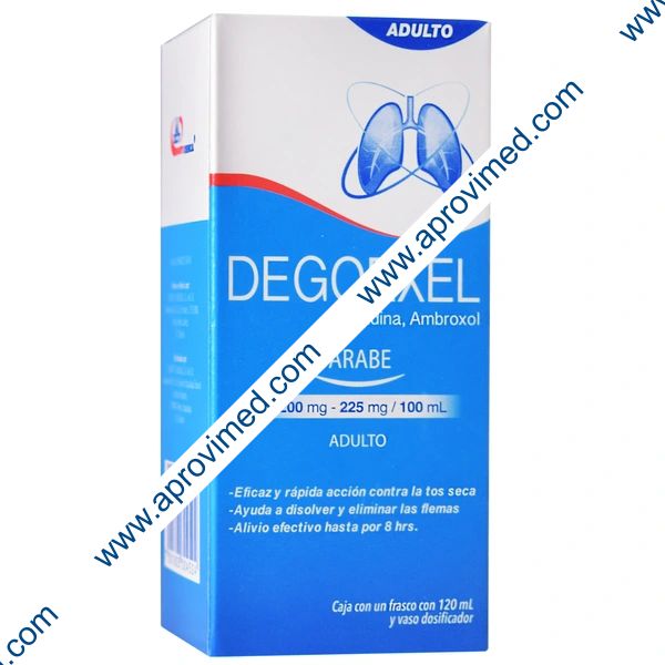 DEGORXEL JBE. Adulto Fco. 120 ML. 200-225 MG/100 ML.