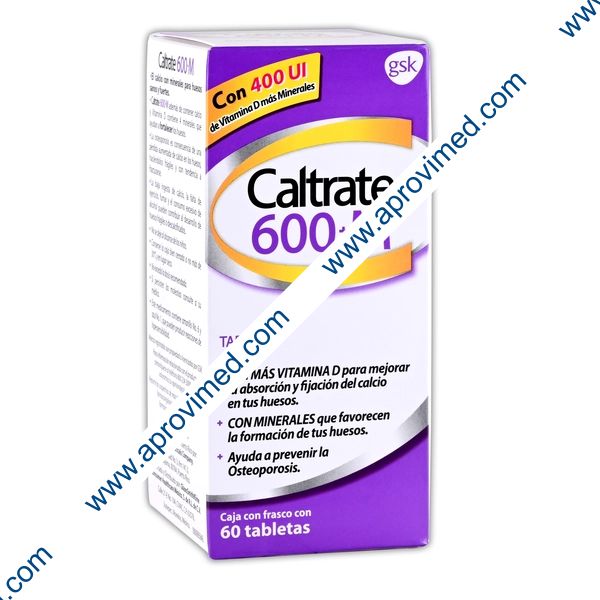 CALTRATE 600+M c/60 TABS. 600 MG/400 UI.