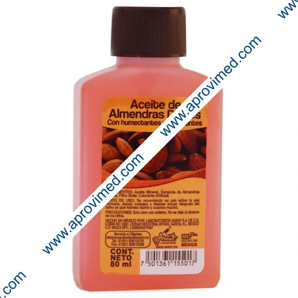 ACEITE de ALMENDRAS DULCES (Avant) Fco. 80 ML.