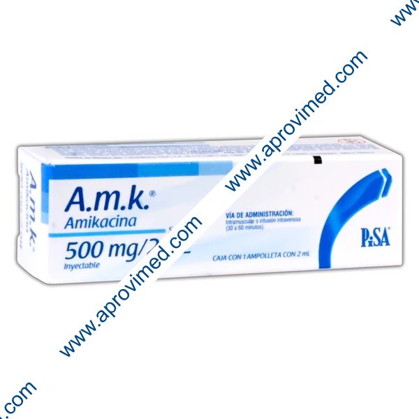 AMK Sol. Iny. c/1 AMPTA. 500 MG/2 ML.