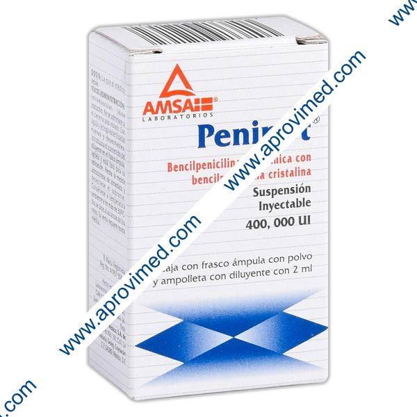 PENIPOT Susp. Iny. c/1 FCO. AMP. 400,000 U.I/2 ML.