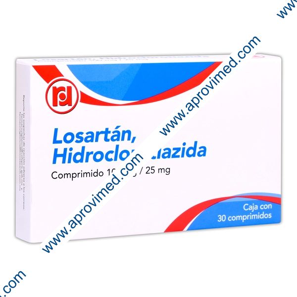 LOSARTÁN/HIDROCLOROTIAZIDA (Randall) c/30 COMPS. 100/25 MG.