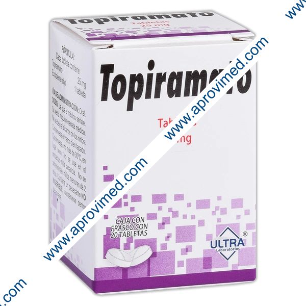 TOPIRAMATO (Ultra) c/20 TABS.  25 MG.