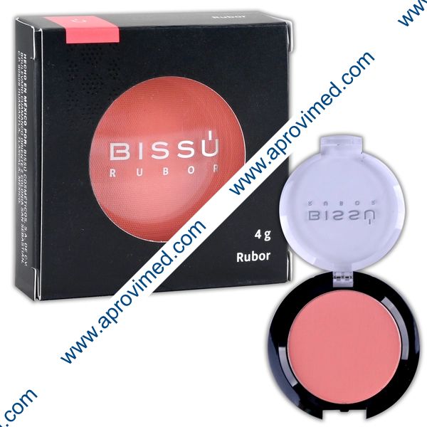 BISSÚ RUBOR POLVO COMPACTO Tono 05-Durazno c/1 Pza. 4 G.
