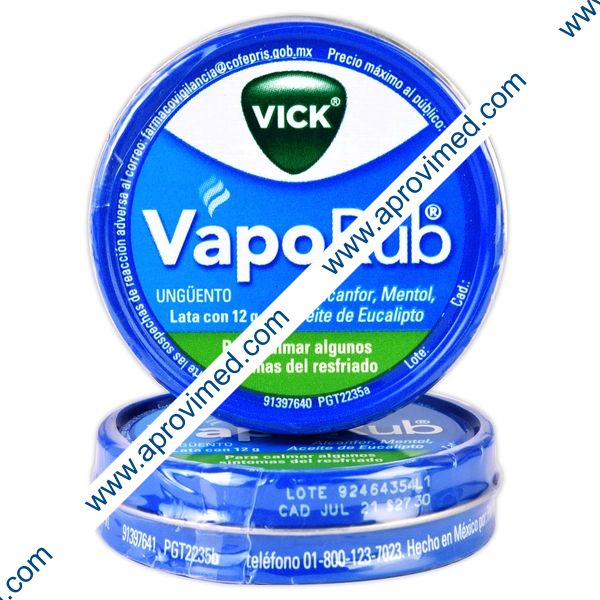 VICK VapoRub UNGÜENTO Lata c/12 G. 5.26/2.82/1.33 G.