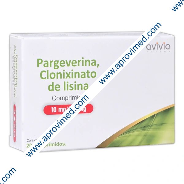 PARGEVERINA/CLONIXINATO DE LISINA (Avivia) c/20 COMPS. 10/125 MG.