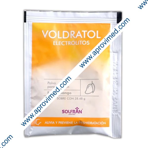 VOLDRATOL POLVO p/SOLUCIÓN Sabor MANGO c/1 SOBRE 28.48 G.