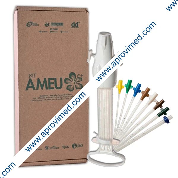 KIT AMEU c/1 ASPIRADOR+16 CÁNULAS DE ASPIRACIÓN.