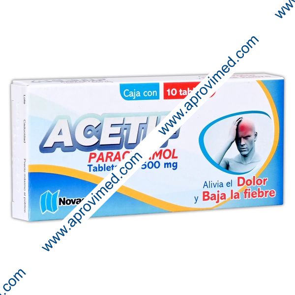 ACETIF c/10 TABS. 500 MG.