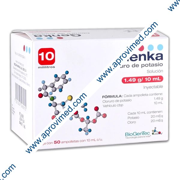 GENKA Sol. Iny. c/ 50 AMPTAS. 1.49 G/10 ML.