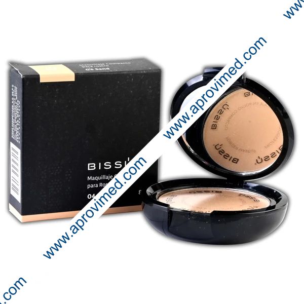 BISSÚ MAQUILLAJE COMPACTO p/ROSTRO Tono 04-Sand c/1 Pza. 8 G.