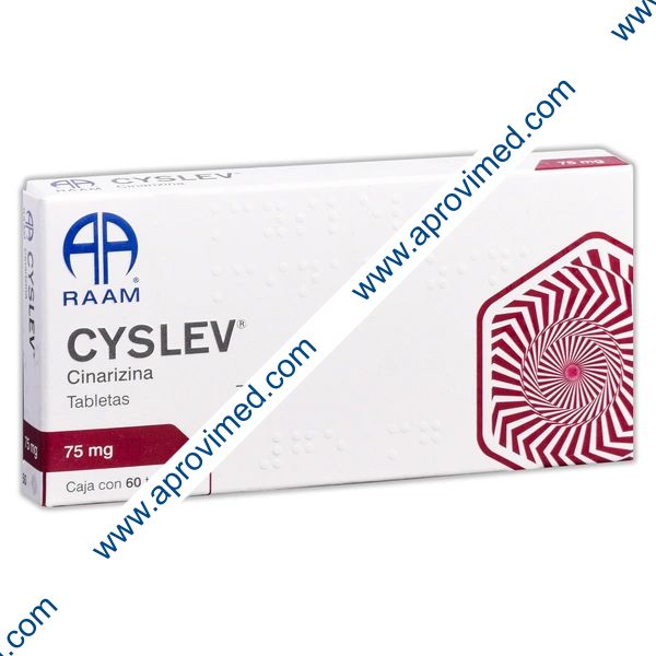 CYSLEV c/60 TABS. 75 MG.