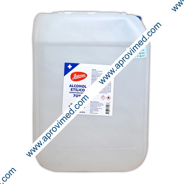 ALCOHOL ETÍLICO Desnaturalizado (Jaloma) 70% Bidón 20 L.