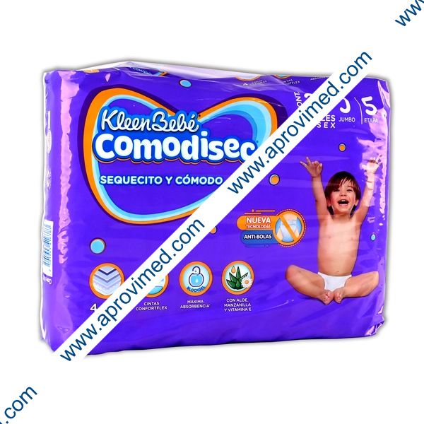 KLEENBEBÉ COMODISEC JUMBO (Etapa 5 / 11-14.5 Kg.) c/30 Pzs.