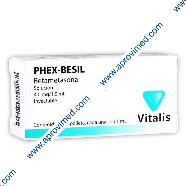 PHEX-BESIL Sol. Iny. c/1 AMPTA. 4.0 MG/1.0 ML.