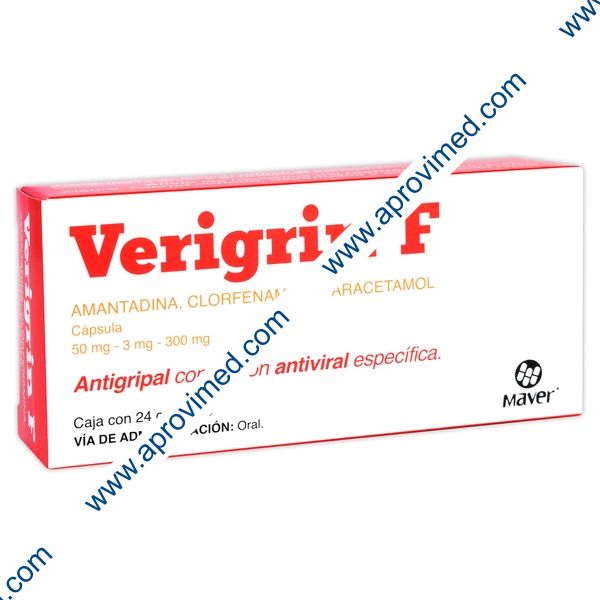 VERIGRIN-F c/24 CAPS. 50/3/300 MG.