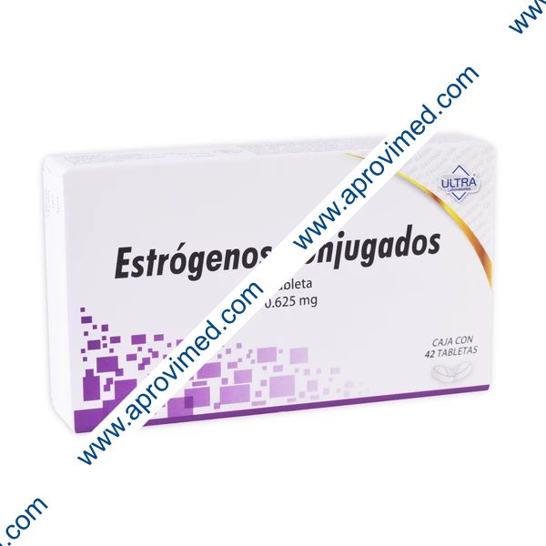 ESTRÓGENOS CONJUGADOS (Ultra) c/42 TABS. 0.625 MG.